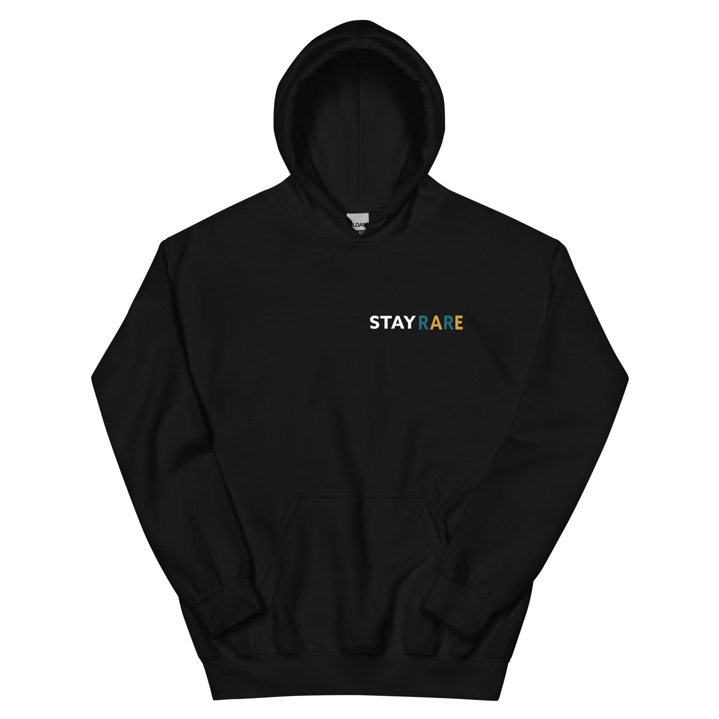 Stay Rare Hoodie (Teal & Gold)