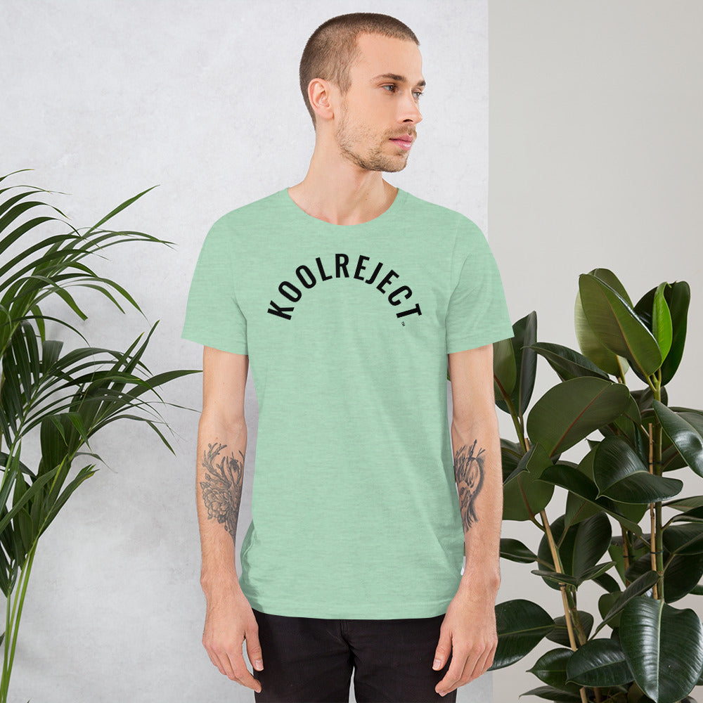 KoolReject Curved T-Shirt (Black Letters)
