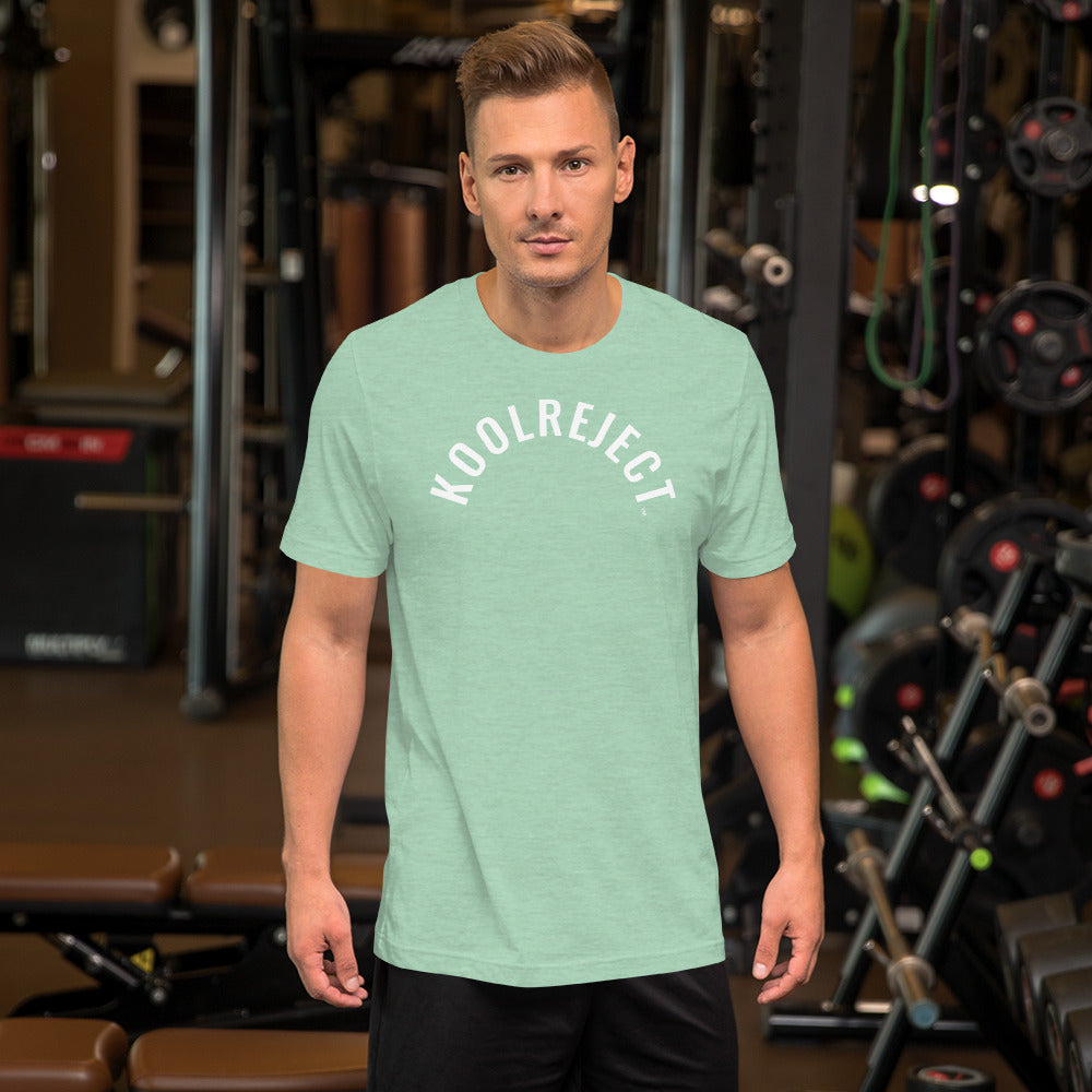 KoolReject Curved T-Shirt (White Letters)