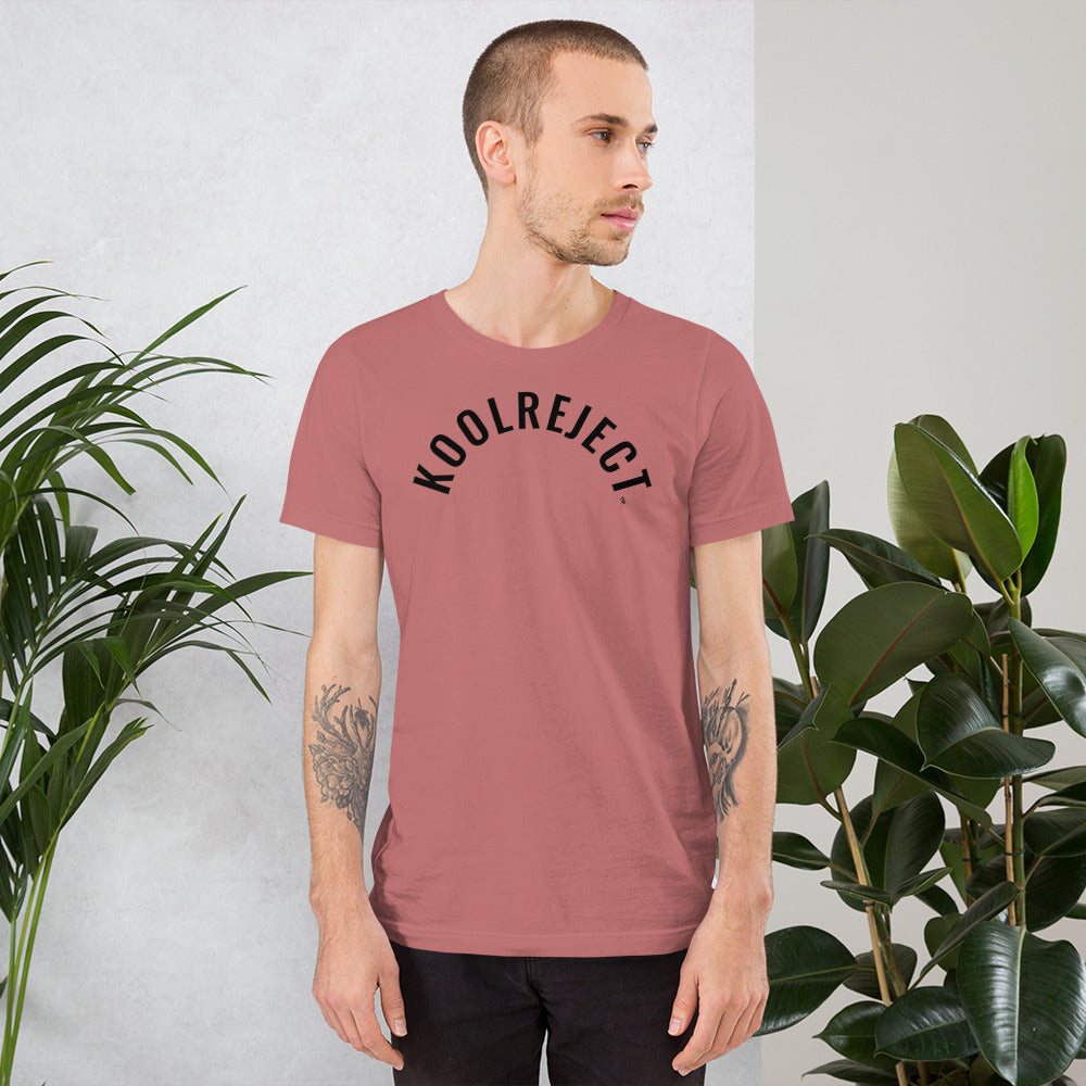 KoolReject Curved T-Shirt (Black Letters)