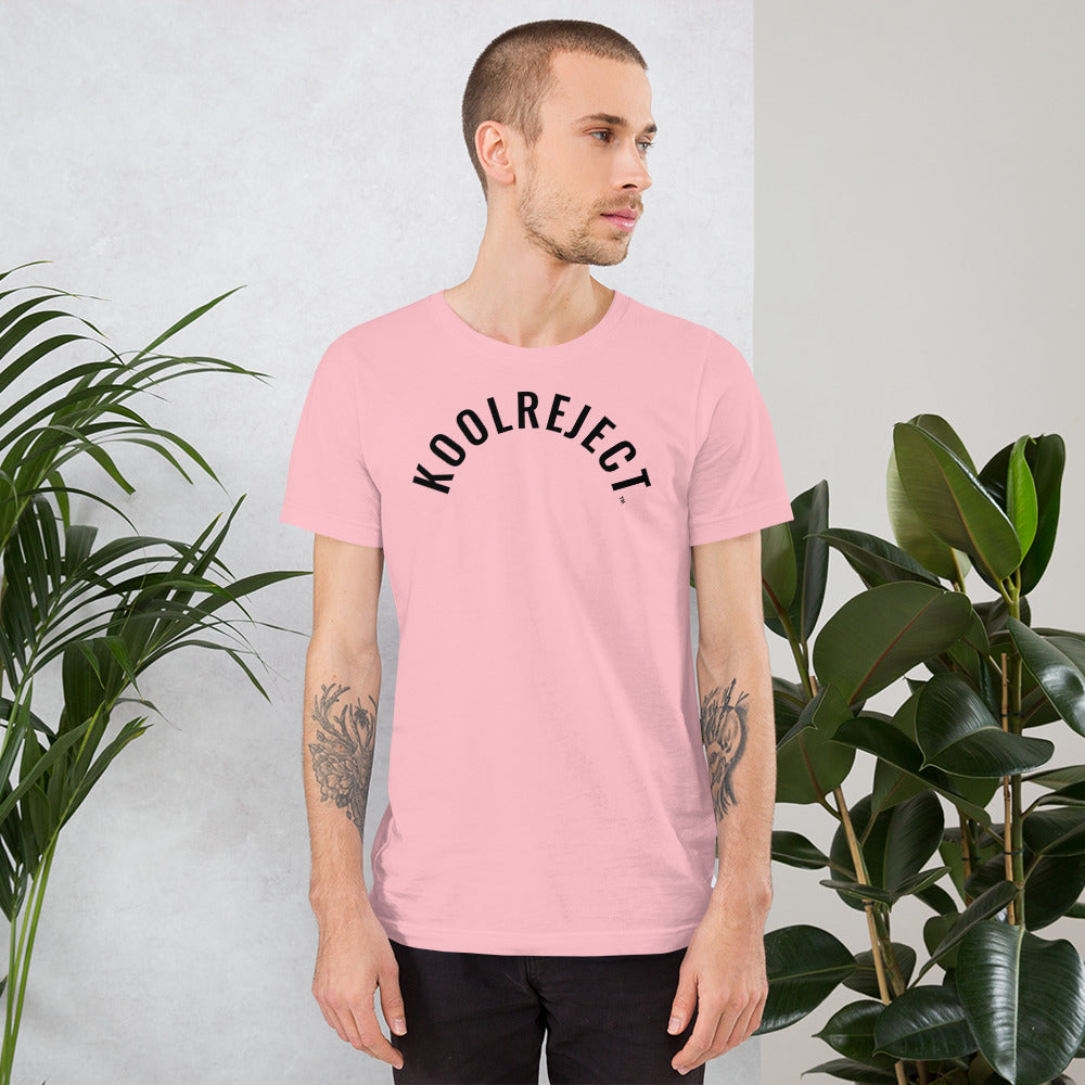 KoolReject Curved T-Shirt (Black Letters)