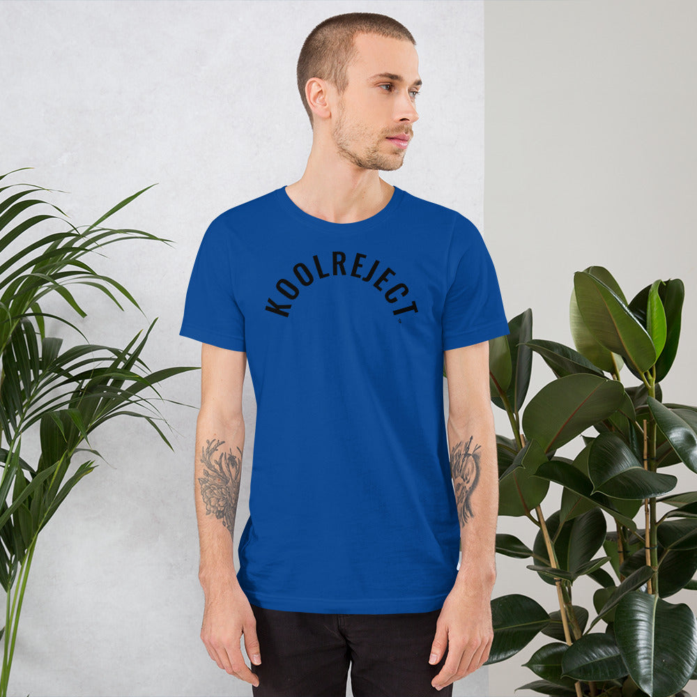 KoolReject Curved T-Shirt (Black Letters)