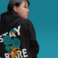 Stay Rare Hoodie (Aqua & Orange)
