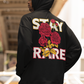 Stay Rare Hoodie (Red and Yellow)