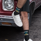 Teal & Gold Stay Rare Socks