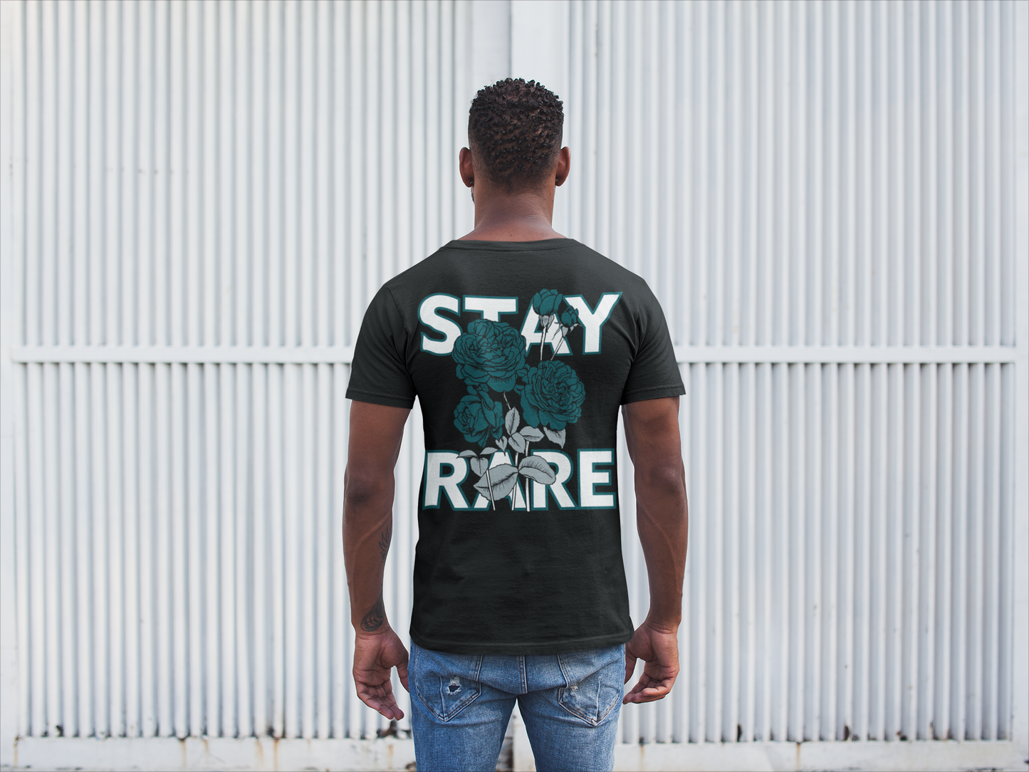 Stay Rare Green & Silver