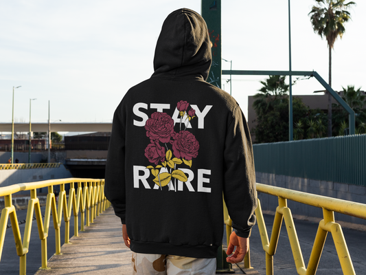 Stay Rare Hoodie (Garnett & Gold)