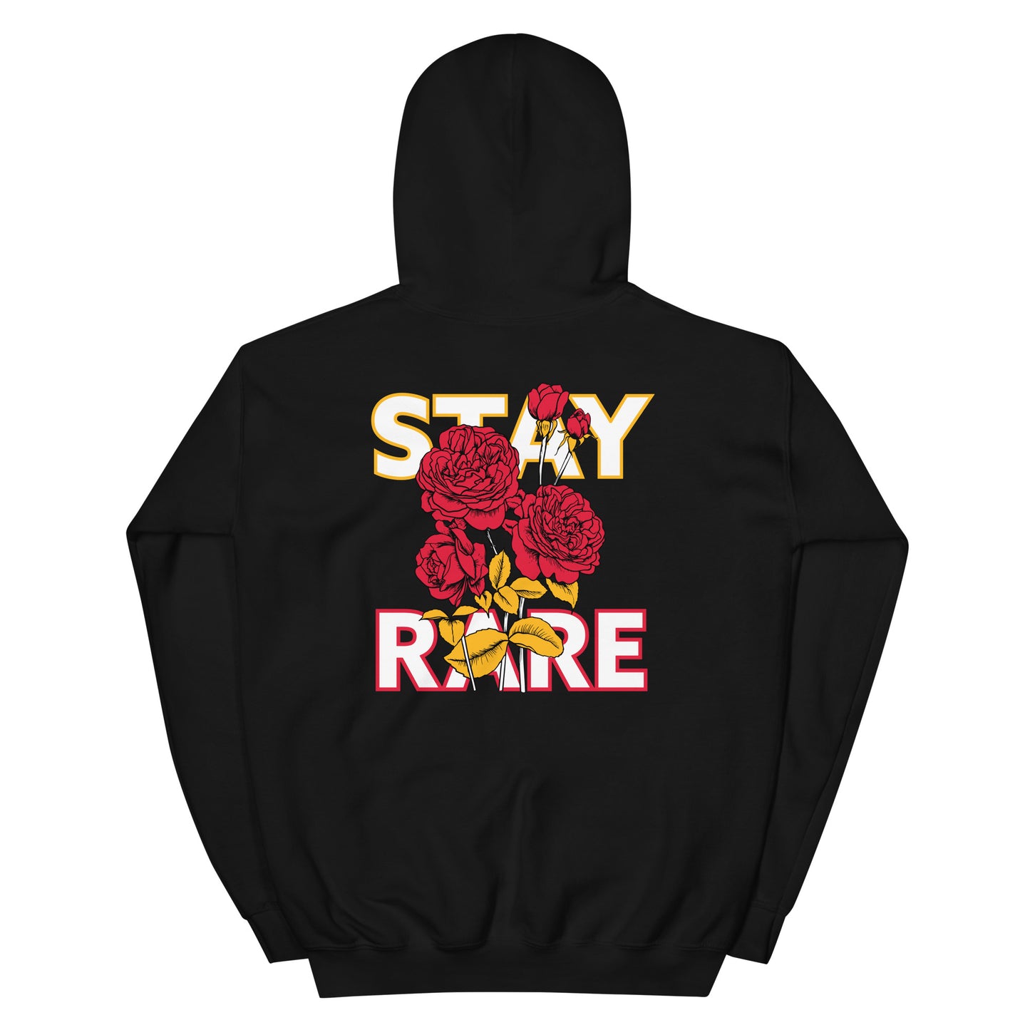 Stay Rare Hoodie (Red and Yellow)