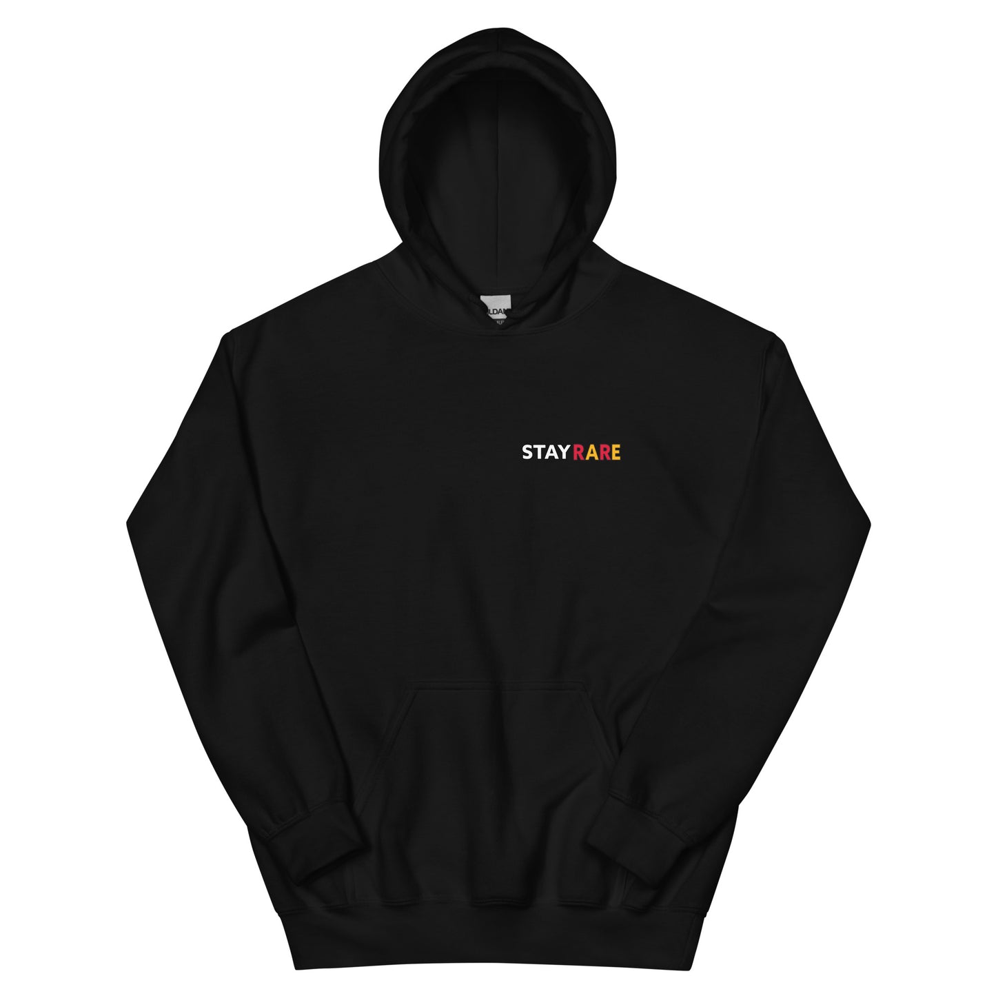 Stay Rare Hoodie (Red and Yellow)