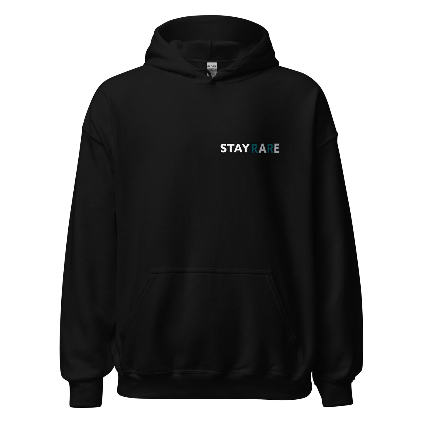 Stay Rare Hoodie (Green and Silver)