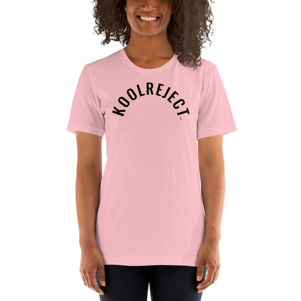 KoolReject Curved T-Shirt (Black Letters)